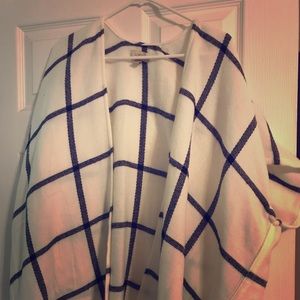 over sized scarf cardigan